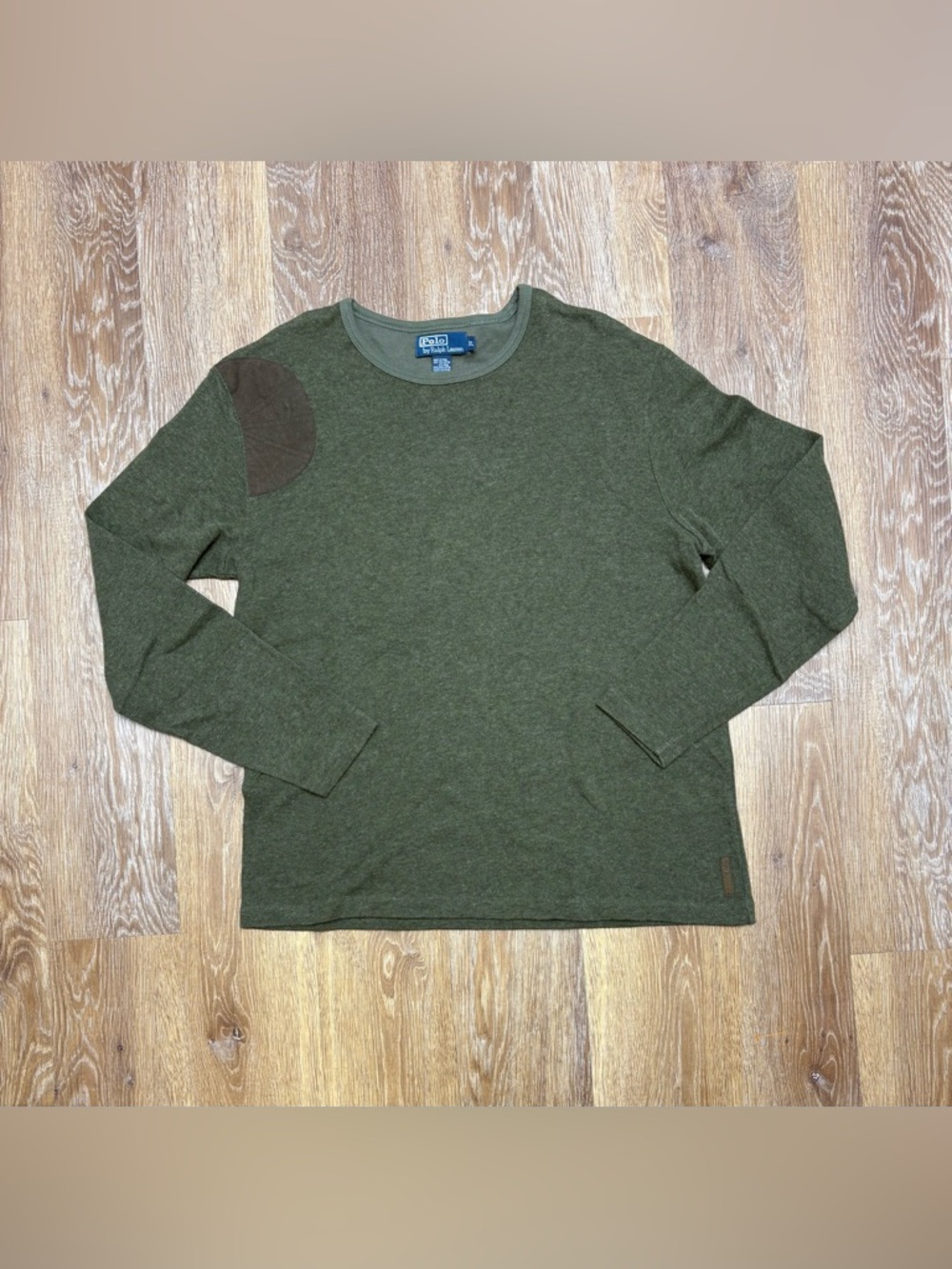 Vtg Ralph Lauren Olive Long Sleeve Tee